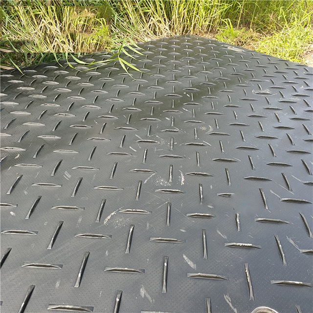 Portable Temporary Waterproof Road Protection Mat HDPE Plastic Ground Cover Mats