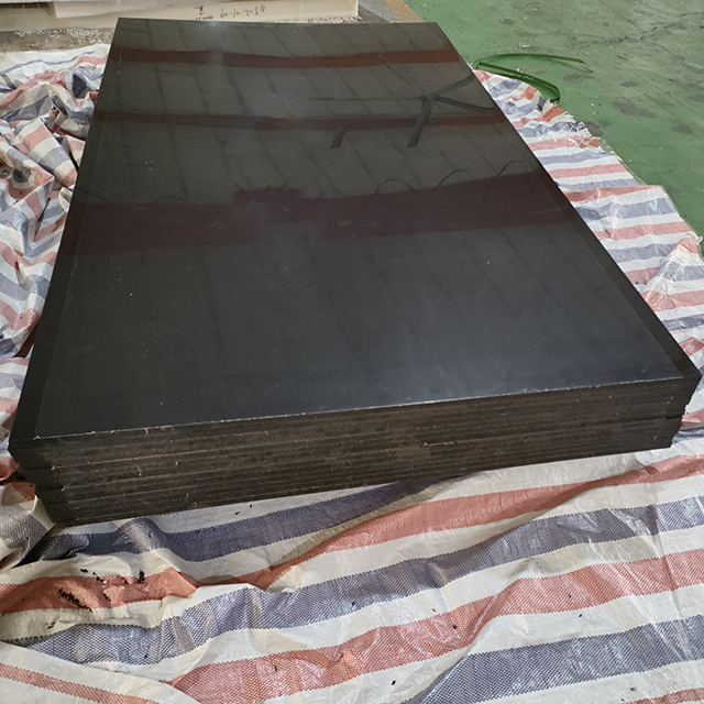 Black HDPE Boat Board Marine Grade Plastic Formwork Sheet