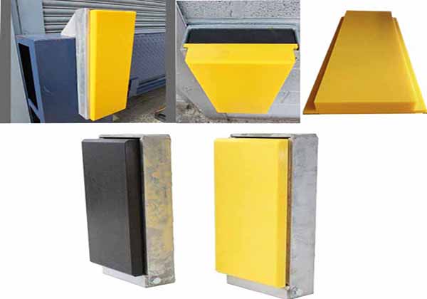 Customized PE Material Heavy Duty Loading Dock Bumper Face Plates