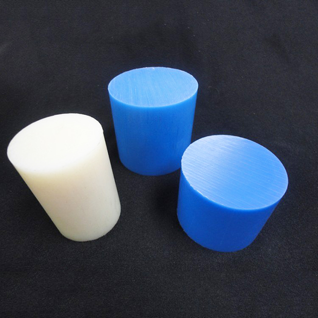 China Blue Color HDPE Plastic Rods White Solid PE Round Bars