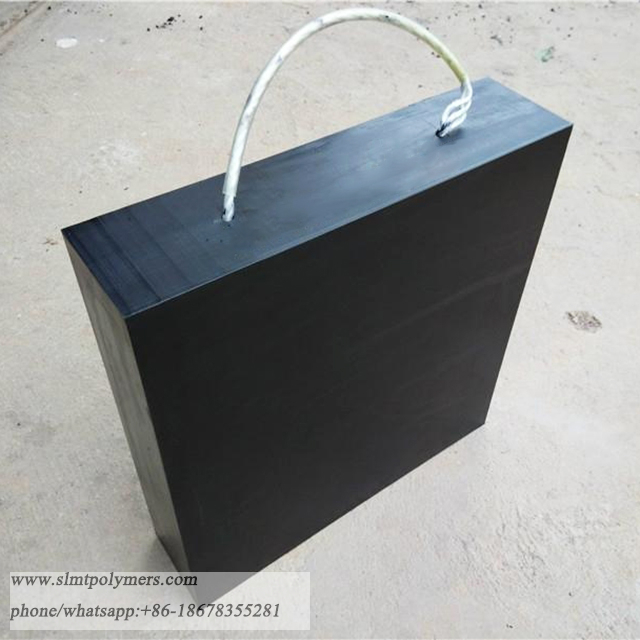 Ultra High Molecular Weight Polyethylene UHMWPE Outrigger Pads for Boom Trucks