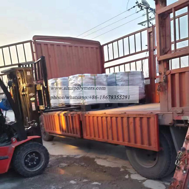 Composite UHMWPE Black Round Pads Outrigger Pads 60Thk