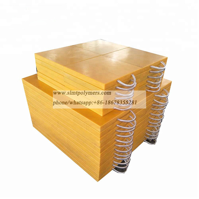 Yellow Outrigger Crane Pads Factory Price