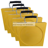 Heavy Duty Outrigger Pads Polymer Outrigger Pad Crane Outrigger Pad Composite UHMWPE Crane Pads