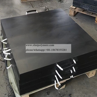 Uhmwpe Crane Outrigger Pad Polyethylene Plastic Sheets PE Material Concrete Outrigger Pads