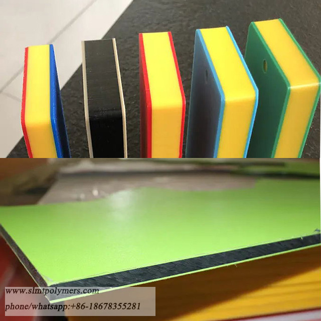 High Density Polyethylene Matte Custom Colorful Hdpe Sheet Dual Colour Hdpe Sheet