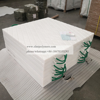 White Color 500x500 Crane Outrigger Plate Jack Pads