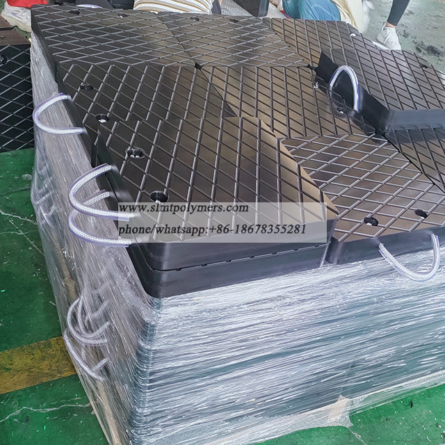 Crane Stability Mats Floats Outrigger Pads Anti-Slip UHMWPE Mobile Crane Outrigger Pads