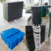 Thermoplastic Crane Outrigger Pad 30 Ton Load Capacity Vertical