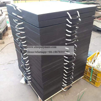 Heavy-Duty Crane Stabilizer Foot Pads Custom Cut Outrigger Pad