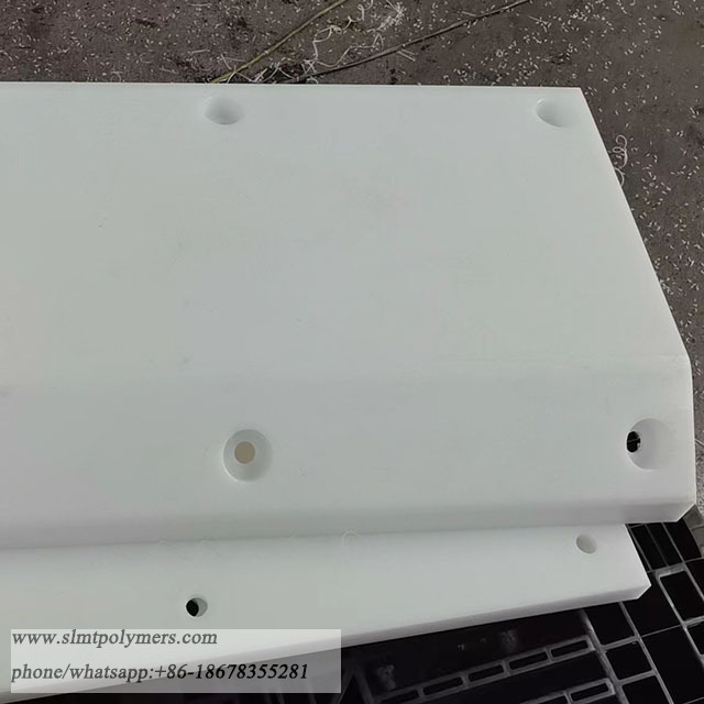 White UHMWPE Sliding Pads PE Pad Marine Fender Facing Pads
