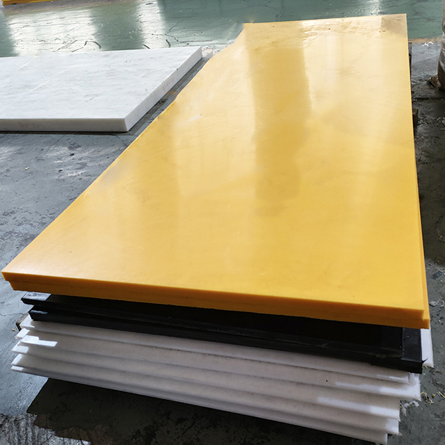 Yellow Hard Plastic Sheet UHMW-PE Board