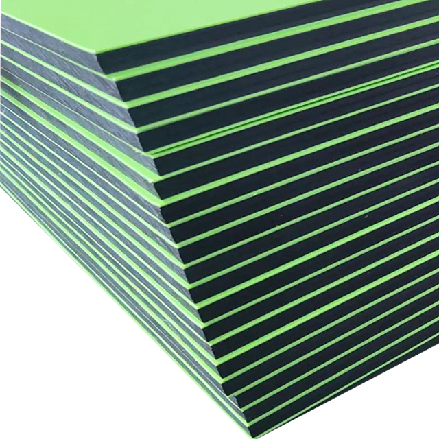 Sandwich Three Color Extruded Uv Resistant Matte Finish Plastic Building Plate Hdpe Board