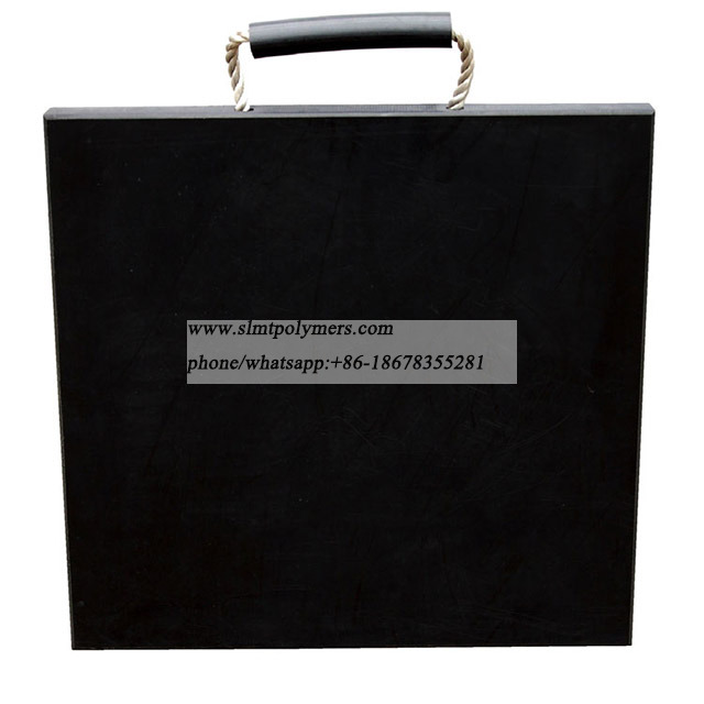 Impact Resistant 500x500 Uhmwpe Crane Outrigger Pads/mat/board