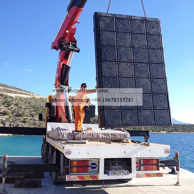 UHMW-PE Piers Dock Fender UPE Panel Marine Pad