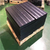 High Implact Engineering Plastic PE1000 UHMWPE Sheet Black Color