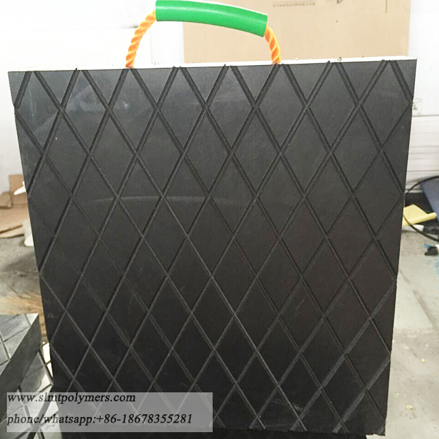 Ultra High Molecular Weight Polyethylene UHMW PE Outrigger Pads Jack Pads Crane Leg Pad