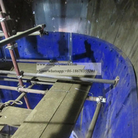 Blue Color Coal Bin Liner Coal Bunker Liner UHMWPE Sheets