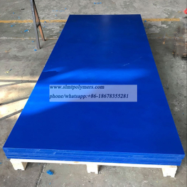 UHMWPE Glass filled uhmw polymer liner Liner Blue Plate