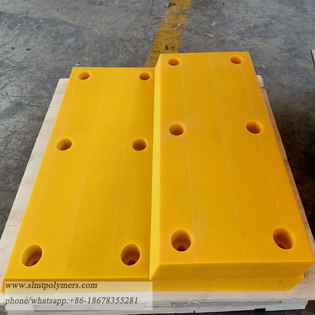 Uhmwpe Pressed Sheet Marine Fender Plastic Dock Bumper Pad Front Panel