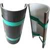 Two Layer Doube Color UHMWPE Sludge Screw Conveyor Liner China Factory Price