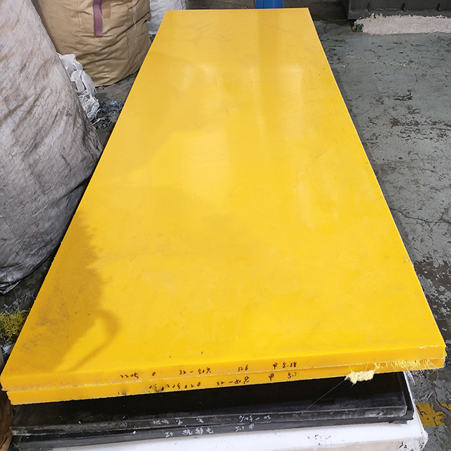 Yellow Hard Plastic Sheet UHMW-PE Board