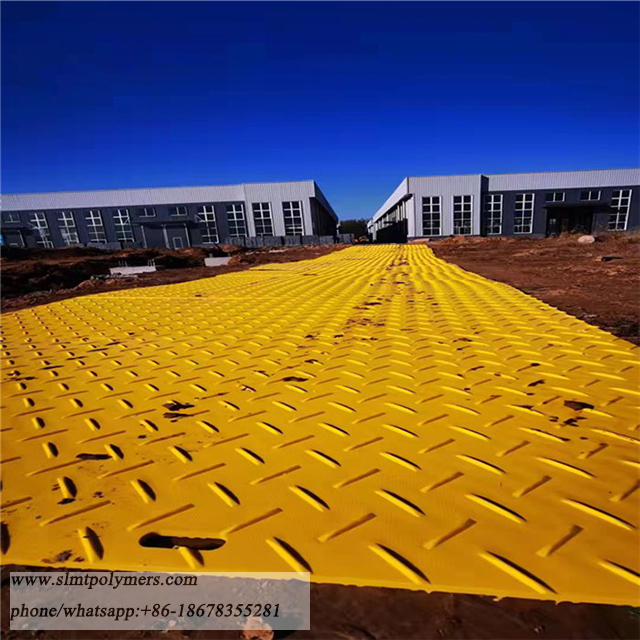 High Quality Durable 4X8 HDPE Construction Temporary Ground Protection Road Track Mat