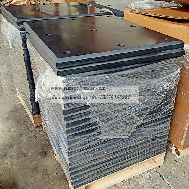 China Factory UHMW-PE Sliding Fender Plate Marine Fender Face Pad