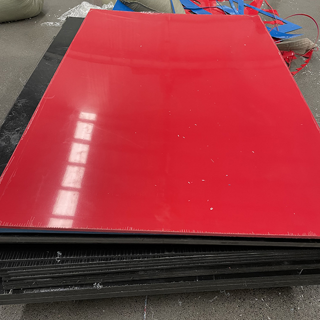 Red 4x8 Plastic HDPE UHMW PE Product Uhmwpe Sheet