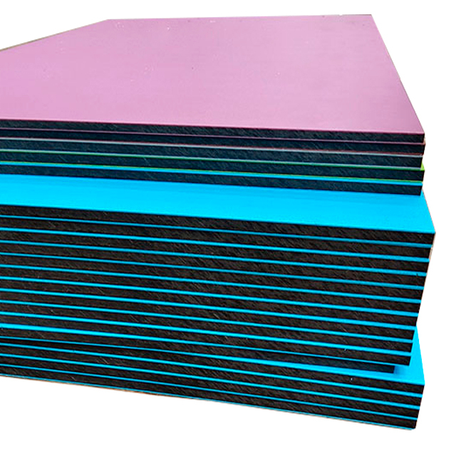 China Factory Orangepeel Surface Sandwich Double Color Hdpe Sheet