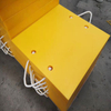 Yellow Square Round Stabilizer Jack Outrigger Pads for Crane Boom Truck