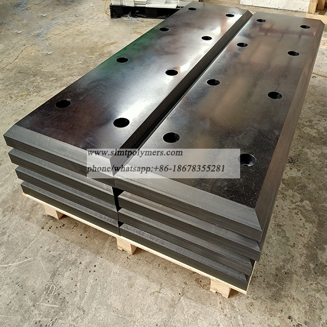 Black Color Marine Fender Facing Pad UHMW PE Pad