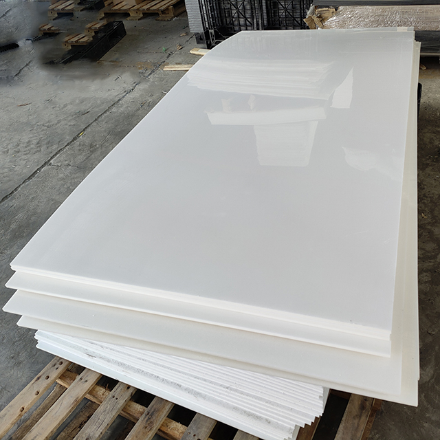 Pure Raw Material Low Friction Polypropylene PP White Engineering Plastic Plate
