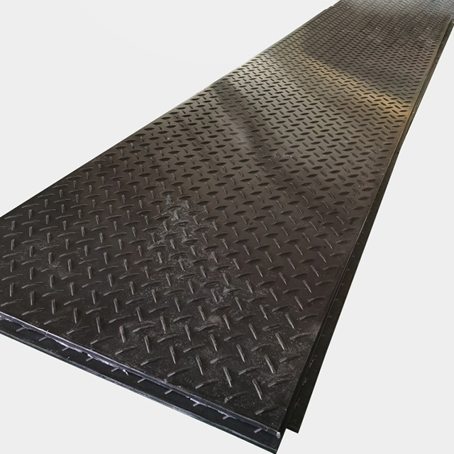 Durable Composite HDPE Temporary Walkway over Grass Portable UHMW PE Road Mats