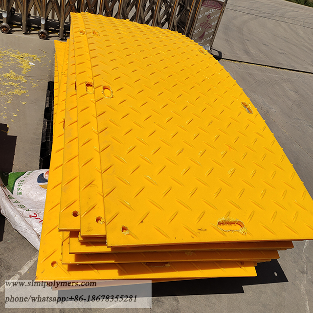 High Quality Durable 4X8 HDPE Construction Temporary Ground Protection Road Track Mat