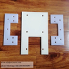 Polyethylene Scraper Engineering Machinery Plastic Shaped Parts