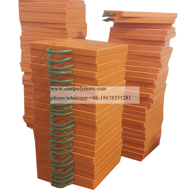 Weight Load 50 Tons Square Crane Lift Composite Uhmwpe Mats Outrigger Pads