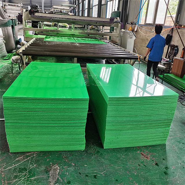 Green Hdpe Sheet Platic Glossy Board Pe500 Plate