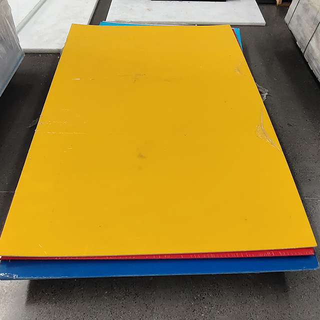 Yellow Polyethylene PE Block UHMWPE Plastic Cutting Board HDPE Sheet