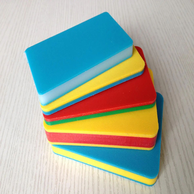 Dual Layer HDPE Sheet Colored Two Colors Three Layers Extrude Sandwich 3 Layers Double HDPE Panel