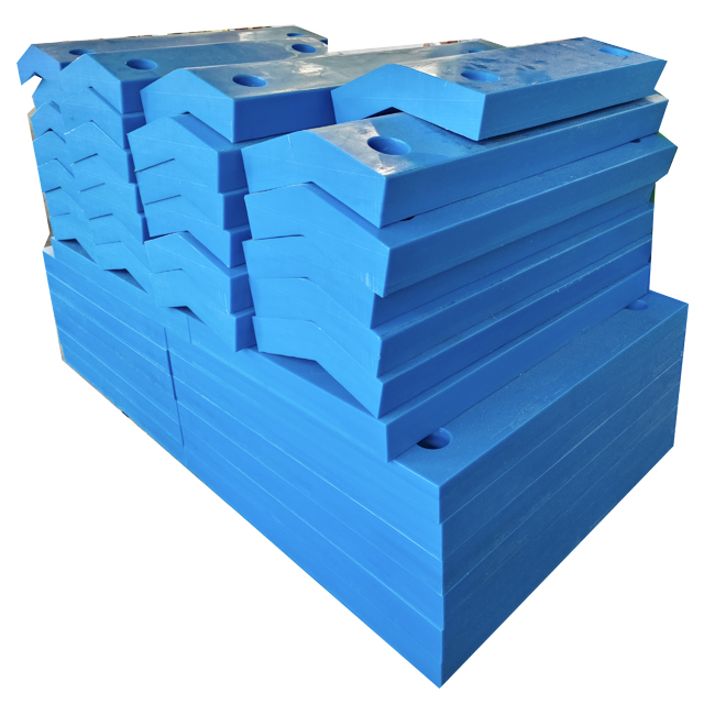 Ultra-High Molecular-Weight Polyethylene UHMWPE Blue Pad for Marine Wharf Fenders