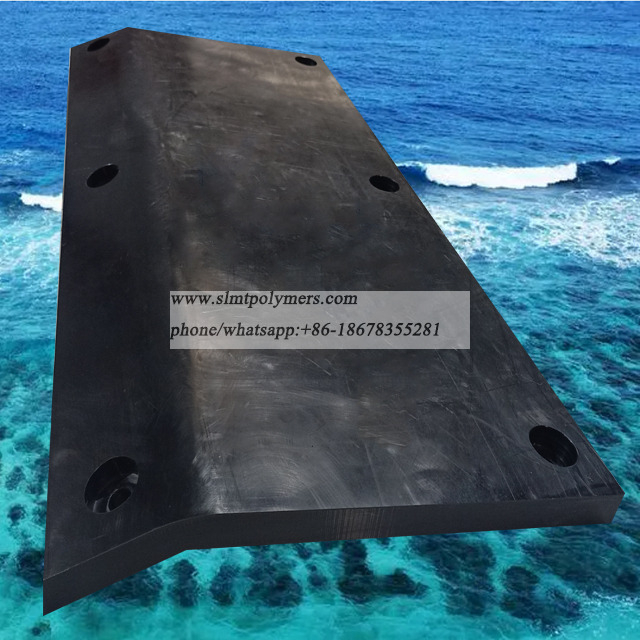 Large Size Low Temperature Resistant Anti Static Black UHMW-PE Marine Fender Pads