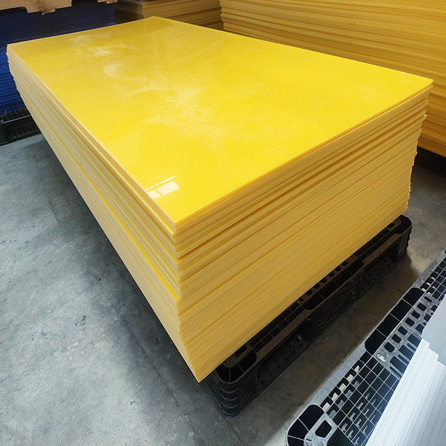 Yellow Polyethylene PE Block UHMWPE Plastic Cutting Board HDPE Sheet