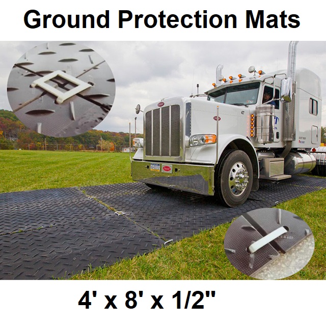 Durable Composite HDPE Temporary Walkway over Grass Portable UHMW PE Road Mats