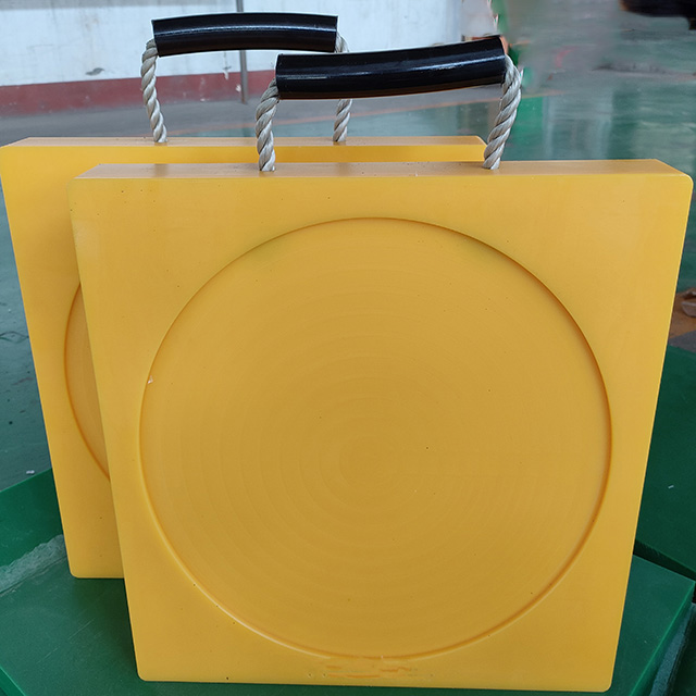 UHMW-PE Safety Outrigger Jack Pads for Crane Trucks