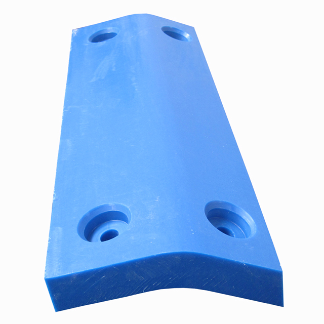 Blue Corner Edge Uhmwp Uhmwpe Plastic Marine Fender Pad Impact Pad