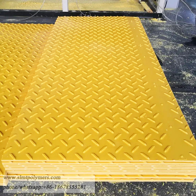 Temporary Road System Extruded Durable Anti Slip HDPE Ground Protection Mats