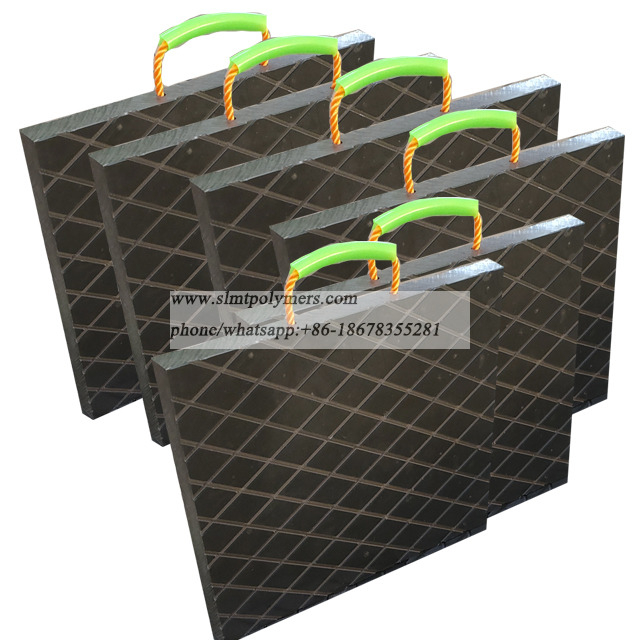 Heavy Duty Crane Uhmwpe Plastic Solid Blocks Outrigger Pads
