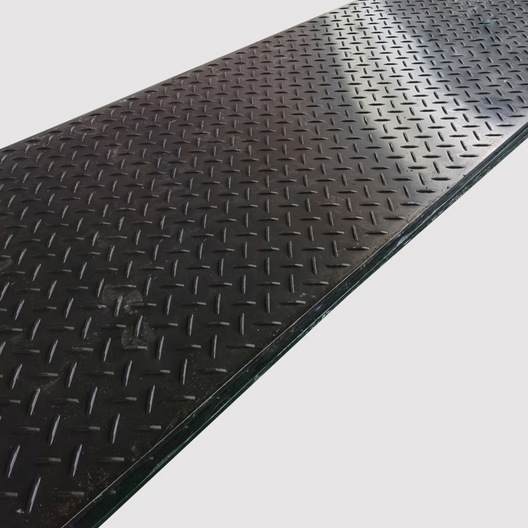 Durable Composite HDPE Temporary Walkway over Grass Portable UHMW PE Road Mats