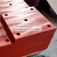 PE1000 Orange Color UHMWPE Fender Face Pads